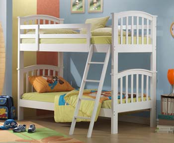 Julius White Bunk Bed - FREE NEXT DAY DELIVERY