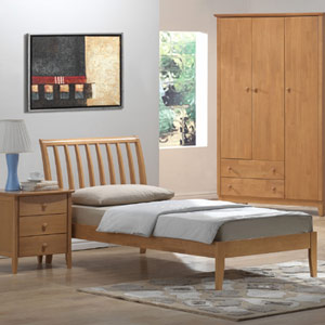 The Wales 3FT Single Wooden Bedstead