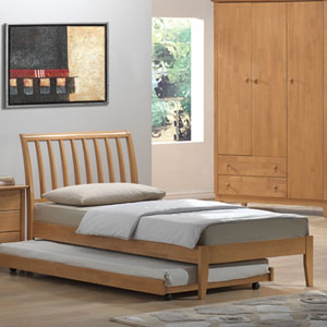 The Wales 3FT Single Wooden Guest Bed