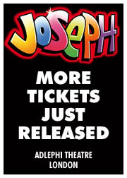 Joseph theatre tickets - Adelphi Theatre - London