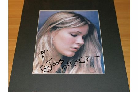 HAND SIGNED COLOUR PHOTO - MOUNTED 14