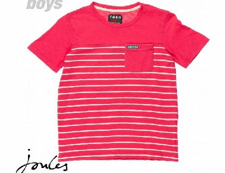 Boys Joules Junior Ahoy T-Shirt - Red