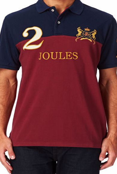 Joules Mens Joules Latino Polo Shirt - Redwine
