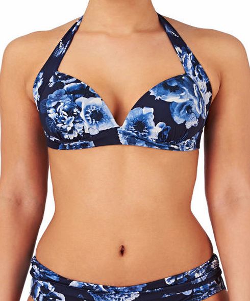 Joules Womens Joules Anise Bikini Top - Navy Floral