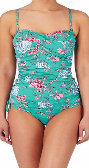 Joules Womens Joules Delphine Swimsuit - Green Floral