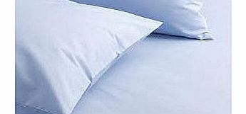 Love2Sleep EGYPTIAN COTTON FITTED SHEET HOTEL QUALITY - 4FT (SMALL DOUBLE) SKY BLUE