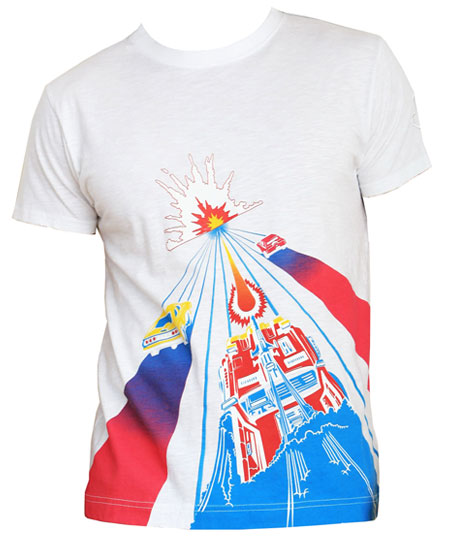 Roadblaster White T-shirt