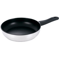 Vista Stainless Steel 24cm Non-Stick Frypan, Straight Sided