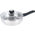 Vista Stainless Steel 24cm Saute Pan And Lid