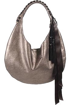 Juicy Couture Metallic leather shoulder bag