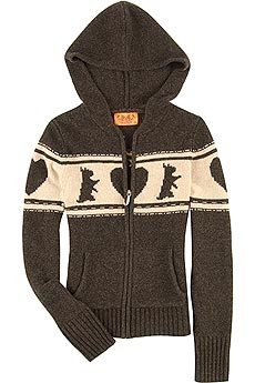 Juicy Couture Woolen zip hoodie