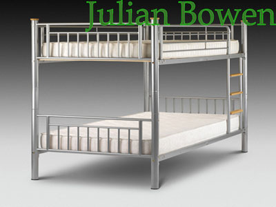 Julian Bowen Atlas Bunk Bed Single (3) Slatted Bedstead