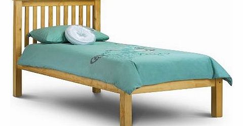 Barcelona Single Bed with Low Foot End, Antique Pine
