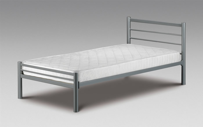 Alpen Bed 2ft 6 Small Single Metal Bed