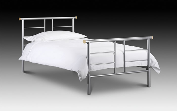 Mercury 3ft Single Metal Bed