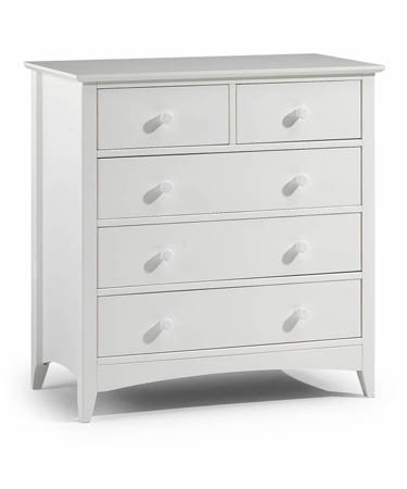 Julian Bowen Cameo 3 2 Chest of Drawers - White