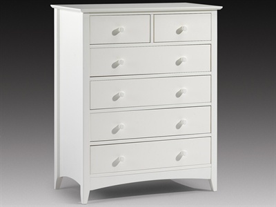Cameo 4+2 Drawer Chest Small Single (2