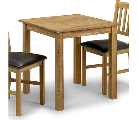 Clearance - Cara Solid Oak Square Dining Table