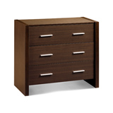 Havana Chest with 3 Drawers in Composite Board with Wenge finish