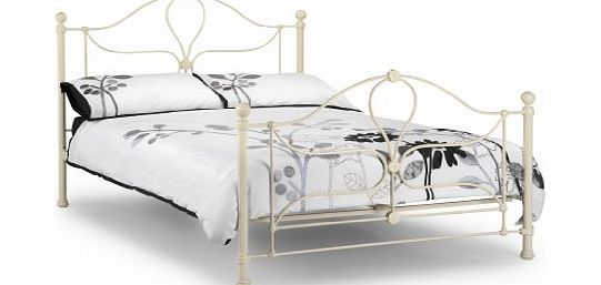 Paris King Size Bed, Cream