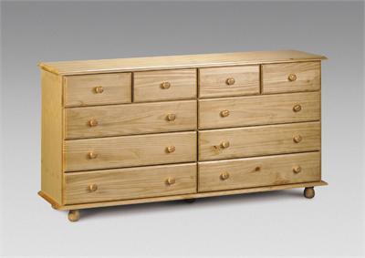 Pickwick 10 Drawer Chest Small Single (2
