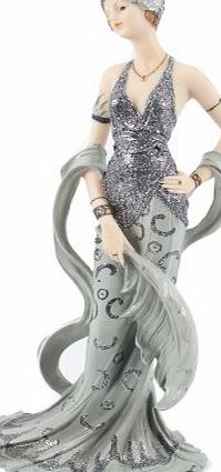 Juliana Broadway Belles Art Deco Figurine Sculpture Midnight Shimmer June