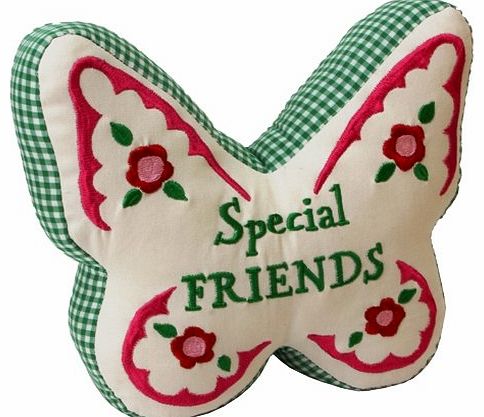 Special Friend Embroidered Green Doorstop