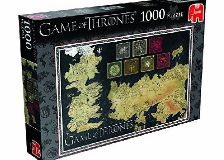 Jumbo Games Game of Thrones: Map of The Known World Jigsaw Puzzle (1000 Pieces)
