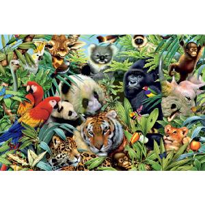 Jumbo Jungle Joy 1500 Piece Jigsaw Puzzle