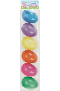 Jumbo Multi-Colour Eggs PK6