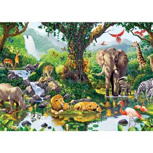 Jumbo Oasis In the Jungle 1000 Piece Jigsaw Puzzle