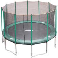 Jump for Fun Trampolines 12ft Sky Jump Trampoline and Safety Net