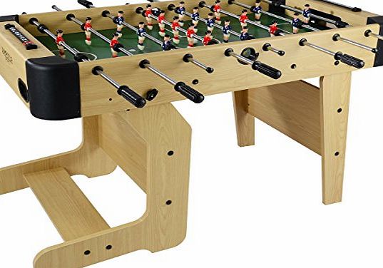 Jump Star 4ft Folding Football Table Wooden Soccer Games Top Jump Star Sports