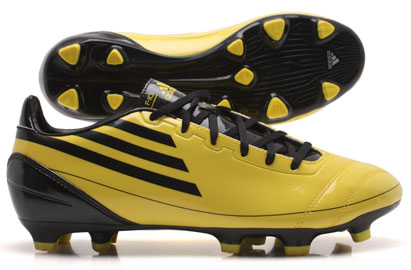 Junior Football Boots  F10 TRX FG WC Football Boots Sun Yellow/Black