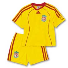 Junior sizes Adidas 06-07 Liverpool away Mini Kit