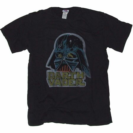 Darth Vader Head Shot Black T-Shirt