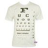 Eye Chart T-Shirt (Electric White)