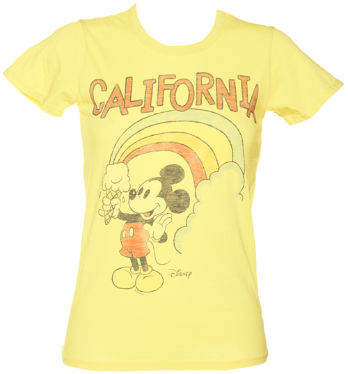 Ladies California Mickey T-Shirt from Junk Food