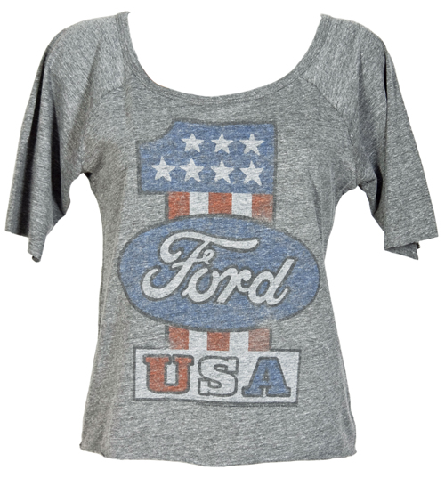 Ladies Ford USA Triblend Slouch T-Shirt from