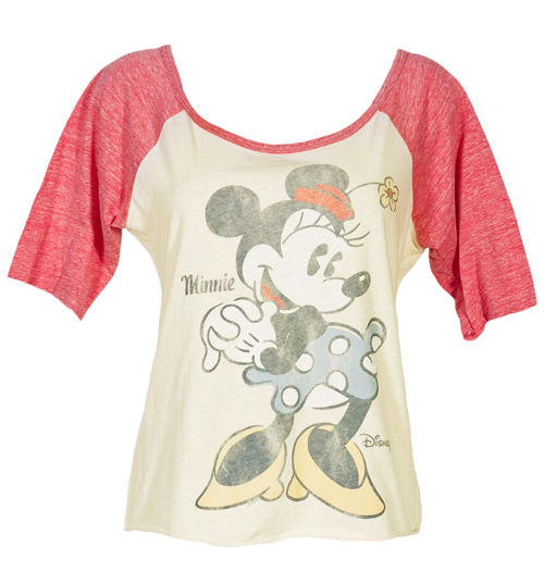 Junk Food Ladies Minnie Mouse Slouch Triblend Baseball