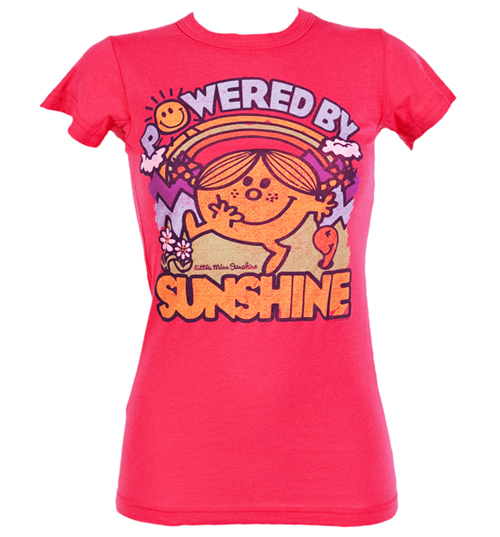 Junk Food Ladies Powered By Sunshine Little Miss T-Shirt