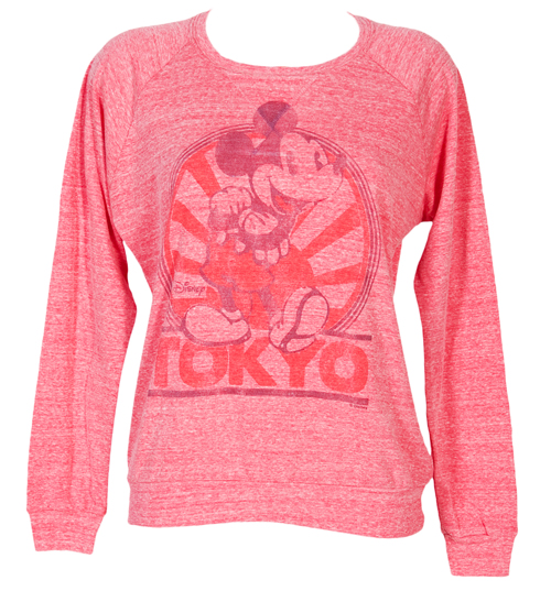 Junk Food Ladies Triblend Mickey Mouse Tokyo Pullover from