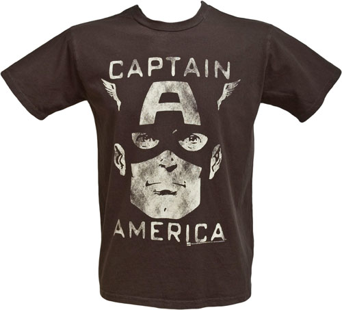 Men` Captain America T-Shirt from Junk Food