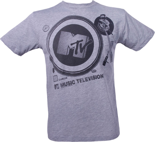 Men` Grey MTV T-Shirt from Junk Food