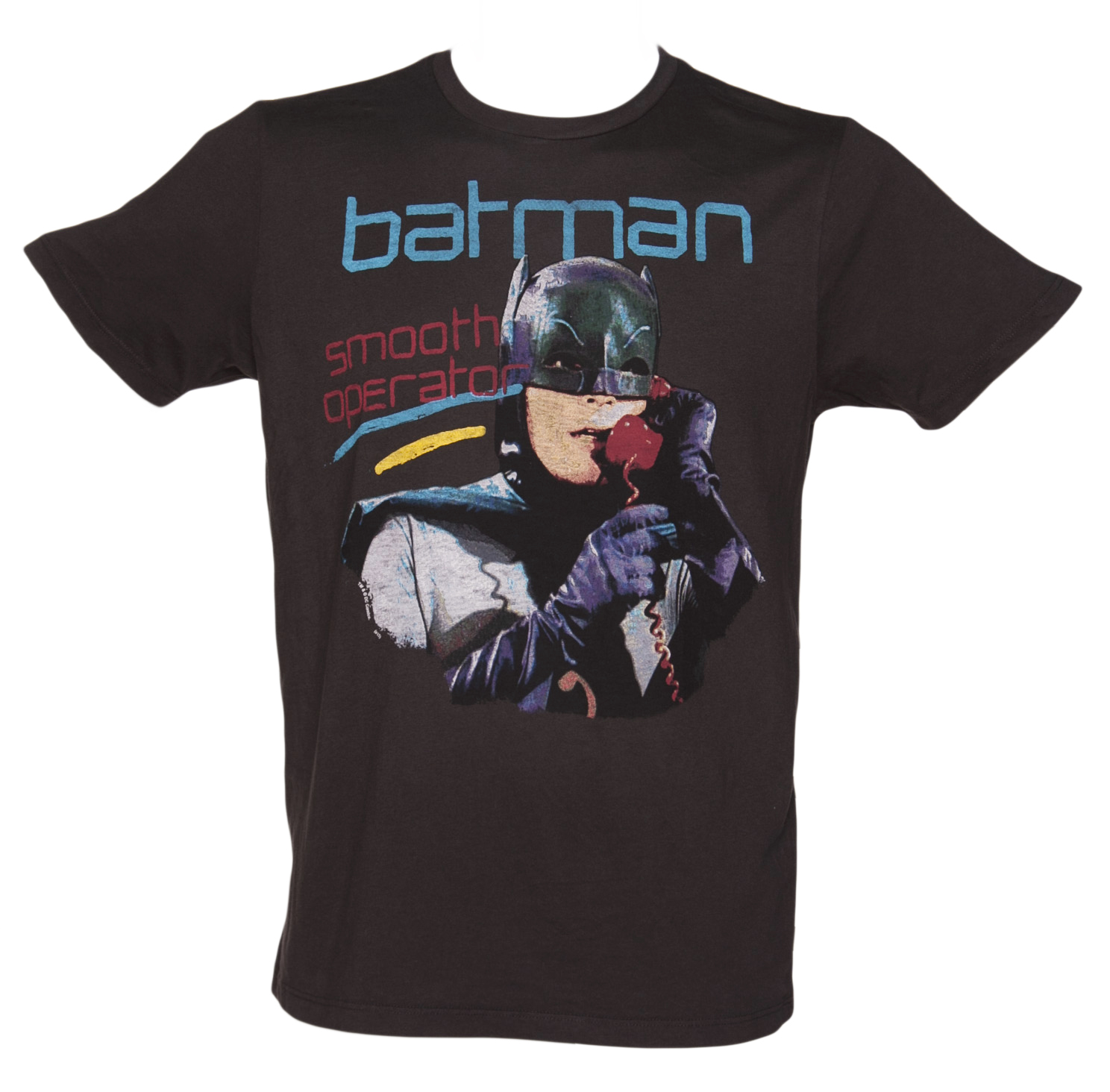 Mens Black Smooth Operator Batman T-Shirt from