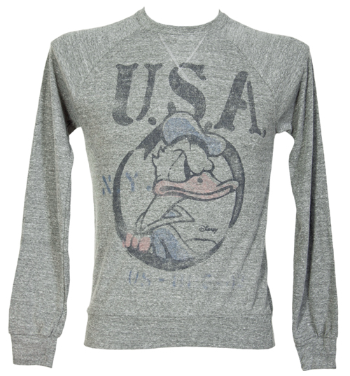 Junk Food Mens Donald Duck USA Pullover from Junk Food