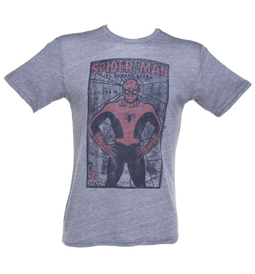 Mens Spiderman Stance Triblend T-Shirt from