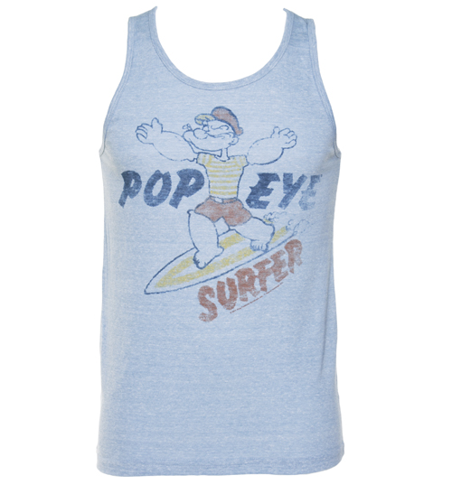 Mens Triblend Popeye Surfer Vest from Junk