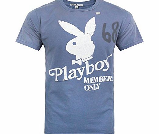 Junk Food Playboy Members Only Mens T-Shirt (M)