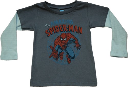 The Amazing Spiderman Kids Long Sleeved T-Shirt from Junk Food